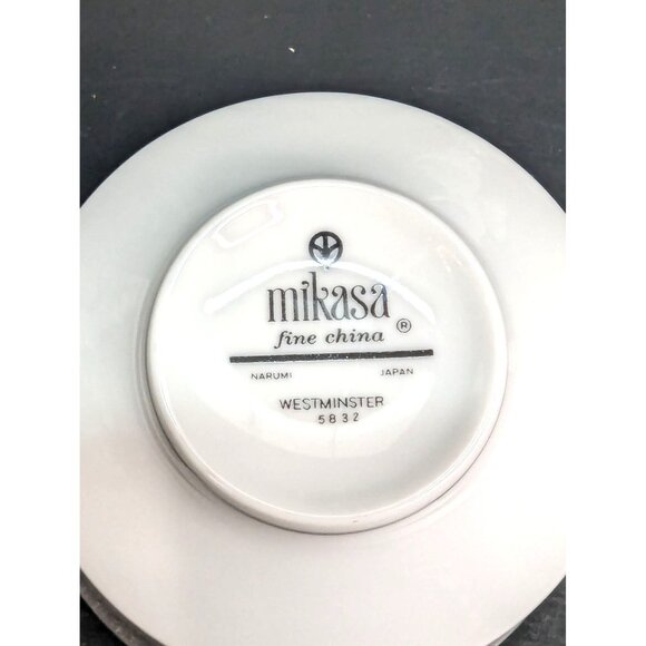 Mikasa Fine China Porcelain Westminster 5832 Replacement Footed Teacup Set of 4 - Picture 11 of 11